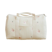 Bolso de viaje acolchado con estampado floral para mujer – Bolso grande de fin de semana, bolso cambiador, bolso de maternidad y de enfermería,