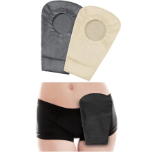 2 stuks stomazakhoezen met geurcontrole, rekbare en wasbare voeringen voor mannen/vrouwen – lichtgewicht, 4 kleuren