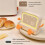 Toast Night Light, Digital Wake- Clock, Bedside Night Lamp, Count /Down Timer, Auto-Off Lamp Bedroom Clock Brown 9
