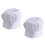 Homoyoyo2-Pack Λευκά Ρυθμιζόμενα Σκουφάκια Σεφ, Αναπνέοντα, Άνετα Σκουφάκια Κουζίνας 1