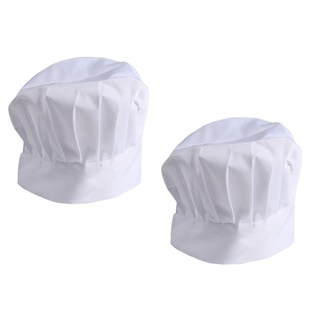 White Adjustable Chef Hat Â Reusable Mesh Food Service Cap 9499224322202