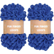 Włóczka Yarn Fun Finger Loops - Jumbo Poliester - 100g/motki - 2 motki