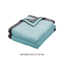 Washed Cotton All-Season Cooling Blanket Queen King Size, Breathable Bedding with Temperature Regulation, Naked Sleeping Friendly, 140x200cm