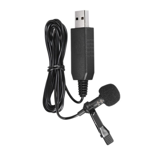 150cm Clip- Microphone,Portable  Clip- Omni-Directional Stereo USB Microphone, Suitable for PC Computer 2