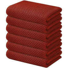 100 % Baumwolle Waffel-Küchenhandtücher, 12er-Pack