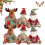 Conjunto de 6 Sacolas de Presente de Natal com Zíper – Tecido, 1