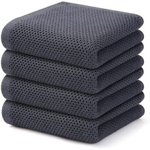 Torchons de cuisine gaufrés 100 % coton (lot de 12)
