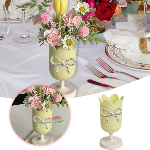 Vase de bureau pour la Saint-Valentin – Plastique incassable