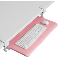 Bandeja para teclado sob a mesa com design deslizante