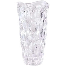Vaso de vidro boêmio de 24 cm, inquebrável