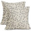 Conjunto de 2 capas de almofada vintage com estampa floral, 45x45cm (18x18 polegadas). 1