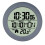 Digital Shower Timer Clock Round 5.7 Inch Grey 1