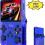 R36S open-source handheld gameconsole, groot scherm, groot geheugen, grote batterij, blauw, 128 GB 1