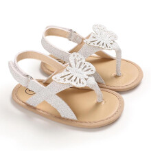 Sandali Zanvin Kids – Design a farfalla, scarpe basse e morbide per neonati e bambini piccoli, bianche, taglia 12, in offerta