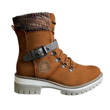 Herbststiefel Damen Mittelhoher Schaft Winter Europa und Amerika Wolle Nähte Wolle 4,5 (35)