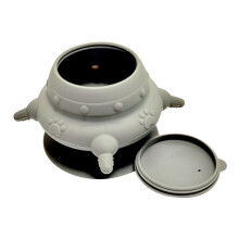 Silicone Puppy & Kitten Feeder Bottle with 4 Nipples, Mimics Breastfeeding, Compatible with Nursing Puppies and Kittens