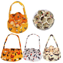 Cesta de lona para recoger huevos BETTERLIFE, bolsa para recoger huevos con almacenamiento A4U6 de 7 bolsas E7L6