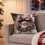 Capas de Almofada de Natal 45x45cm (17,7x17,7 polegadas), Capas de Almofada Decorativas com Zíper Invisível em Tecido Macio para Decoração de 1