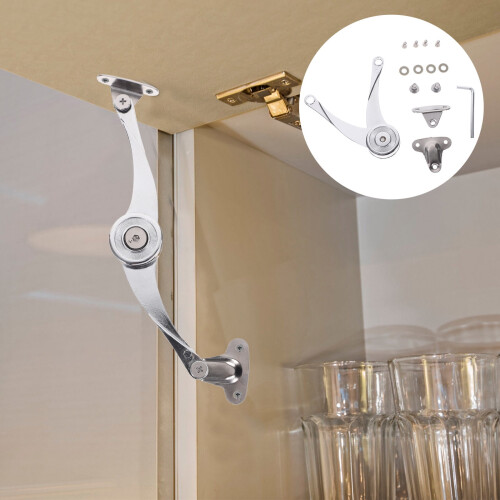 Μεντεσέδες Loft Hatch Μεντεσέδες για Πόρτες Ντουλαπιών με Αυτόματο Κλείσιμο 21X4.5cm