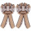 Brown Christmas Bow Decor 11x20 Inch 2 Pack 1