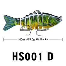 Comefolife mikroleddet svømmelokk 10 cm 15,5 g