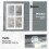 Outsunny Outsunny 10 x 6 ft Plastic Garden Shed with Floor, Lockable Doors, Grey 5