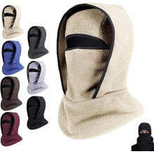Maska na tvár Ice Armor, zimná teplá vonkajšia čiapka a integrovaná cyklistická maska s nákrčníkom, vetruodolná flísová maska na tvár.