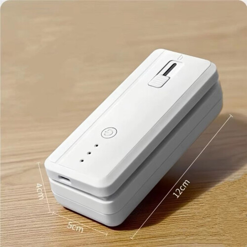 2-in-1  Portable Sealing Machine - USB Rechargeable Food Packaging Tool for Kitchen Use, Compact and Efficient A 1