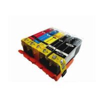 Verpakking van 5 eetbare inktcartridges voor Canon PGI-225CLI-226