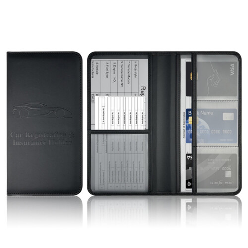 Leather Driver's Licence & Car Document Holder