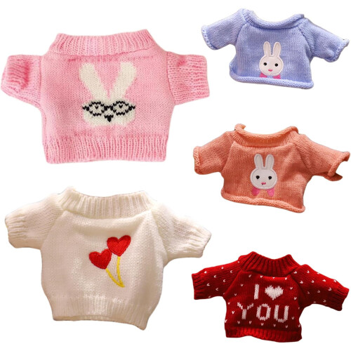 Ensemble de pull pour ours en peluche de 20 à 30 cm (5 pièces)