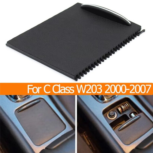 Car Center Console Armrest Box Roller Blinds Front Cup Holder Roller Curtain for   C Class W203 2000-2007 1