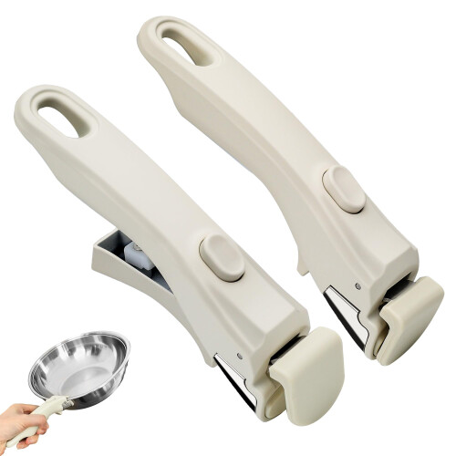 Abnehmbarer Topfgriff – Universal, ergonomisch, 2er-Pack