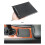 Car Center Console Armrest Box Roller Blinds Front Cup Holder Roller Curtain for   C Class W203 2000-2007 6