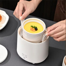 Olla para Cocinar Huevos, Vaporera Automática de 400 Ml, Pequeña Máquina de Desayuno Multifuncional para el Hogar, Enchufe del Reino Unido