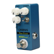 MOSKYaudio Pedal de Guitarra Ocean Chorus Guitar Effect Pedal True Bypass Metal Shell Chorus Bass Effect Footswitch