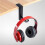 Hook Headphone Stand Headset Stand Computer Headphone Storage Hook Office Cable Organizer Black 5