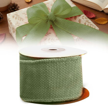 Nastro in juta naturale da 4 cm x 4,27 m - Nastro intrecciato per lavori creativi fai da te, ideale per confezioni regalo, ghirlande, decorazioni