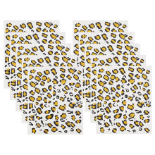 10 vellen tijdelijke tatoeages met luipaardprint