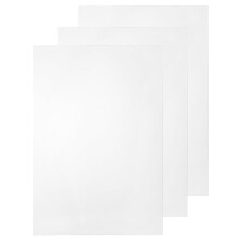 Lot de 3 feuilles de plastique fin pour cadres photo, feuilles de plastique pour loisirs créatifs et encadrement (A4)
