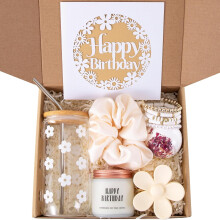 Coffret cadeau d'anniversaire esthétique Daisy – 7 pièces