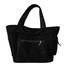 Corduroy draagtas voor dames, grote capaciteit, casual hobo schoudertas, handtas voor dagelijks gebruik, werk en reizen.