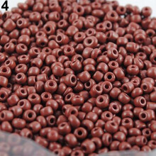 1200 Stück 2 mm Abstandshalterperlen, lose, für Armbänder, Halsketten, Schmuckherstellung, DIY-Bastelarbeiten – Kaffee