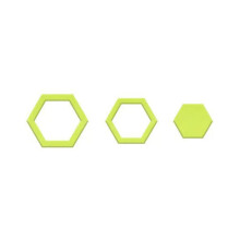 Gorgeous Hexagons Quilt Sewing Templatehexagon Quilt Sewing Patchwork Ruler-3pcs (4