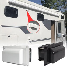 DC12V 13.2W RV Side Air Vent Ventilation Exhaust Fan for Trailer Boat Marine Yacht White