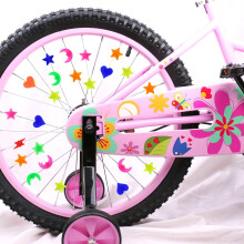 Dekorácie na lúče bicykla, plastové, rôzne farby, 0,5 palca
