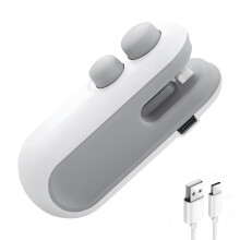 Mini aparat de etanșare manuală a pungilor cu baterie reîncărcabilă