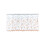 Broderede Gaze Gardiner Polyester Semi-Transparente 100x50cm 1