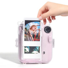 For Instax 12 PC Camera Case Protection Cover Shoulder Strap Storage Bag Strap Sticker Set