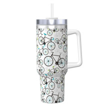 Isolierter Edelstahlbecher (1,2 l) mit Griff